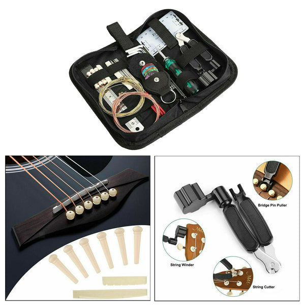 26pcs/set Guitar Repair Kit String Action Ruler Files for Electric Guitar