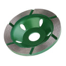 Green 80mm Diamond Grinding Cup Wheel Stone Bricks Concrete Sanding Disc