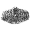 Cast Iron Cleaner -Premium 316L Stainless Steel Chainmail Scrubber ,7-Inch  N3Y7