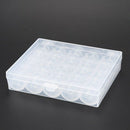 25 Pieces x Sewing accessories Plastic Bobbin Spools Thread Rope + Box pack P4Q8
