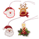 12PCS/Set Merry Christmas Kraft Paper Card Tags Labels DIY Hang Paper TagsBD3C