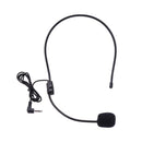 Portable Lightweight Wired 3.5mm Plug Guide Lecture Speech Headset with Mic A