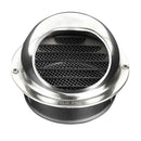 Stainless Steel Wall Air Vent Round Metal Insect Ventilation Grille 8cm