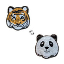 Panda Reversible Changing Sequins Applique Clothing Jeans Sewing Accessories