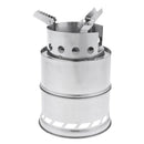 Potable Folding Wood Burning Camping Backpacking Stove, Picnic BBQ Cooker, Made