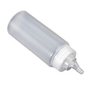 White plastic bottle dispenser Compression Sauce - 16 oz W3S3