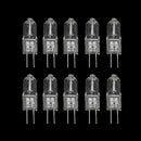 10Pcs G4 Base Halogen Bulbs Warm White Light Lighting Lamp DC 12V 10W 10 Watt