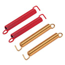4x Electric Guitar Tremolo Bridge Springs Tremolo Springs Red + Golden