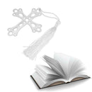 Metal Hollow Cross Bookmark Page Maker Wedding Birthday Gift with Box A