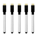 10pcs Black Ink Marker Penswith Erasers Marker Pen For Kids Stationery Y3A4 Y7N4