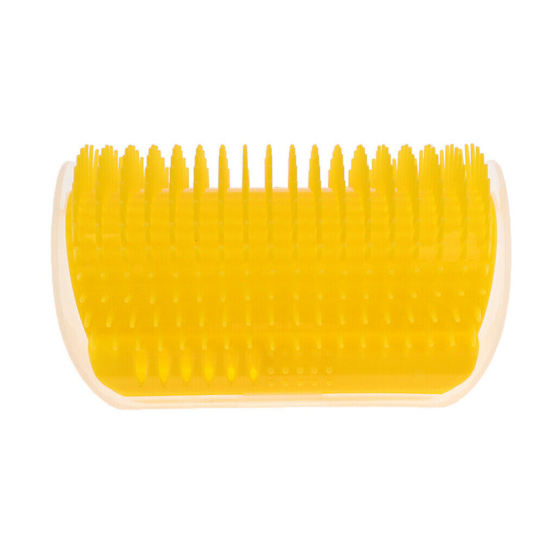 Pet Cat Wall Corner Grooming Massage Self Groomer Brush Tool 2x