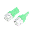2pcs T10 6-SMD 5630 LED Bulb Wedge Light for Car Motorcycle Boat Green