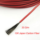 20m Minco 12K 33 Ohm/m Carbon Fiber Underfloor Heating Cable Floor Warming LJ