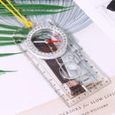 Orienteering Camping Scouts Baseplate Map Magnifying Compass Ruler Scale