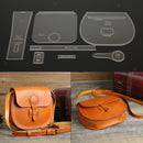 7pcs Acrylic Shoulder Bag Handbag Crossbody Pattern Stencil Template Tools