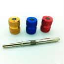 Car Motorcycle Tyre Tire Valve Stem Core Remover Handle Screw Driver Repair Tool
