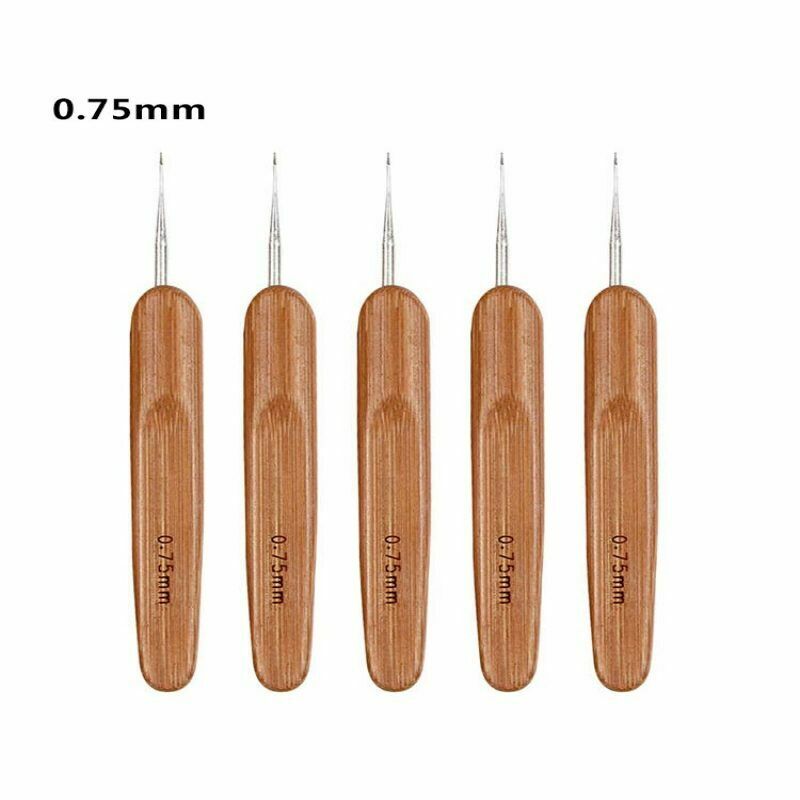 Hair Extension Needle Crochet Hook Braid Tie Weaving Knitting Pulling Wig Tools