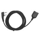 2 PIN Radio Earpiece Speaker Mic Cable for Kenwood TK-370 TK-373G