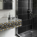 10pcs 10cm Retro Tiles Wall Stickers PVC Waterproof Kitchen Decals (MSC056) A