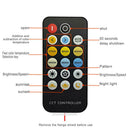 17 Keys Wireless RF Mini Color Temperature Controller LED Remote Control
