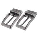 2pcs Reversible Belt Pin Buckle Single Prong Rectangle Buckle Replacement