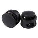 Backpack Luggage Gag: 6.5mm x 5mm, 2 holes, cord stopper ends 30 pcs