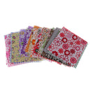 50 Pieces 10x10cm Cotton Fabric Bundle Patchwork Pre-Cut Quilt Square DIY Sewing