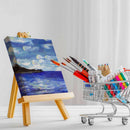 Artists 3 inch x3 inch Mini Canvas & 5 inch Mini Easel Set Painting Craft D