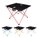 Folding Aluminum Camping Picnic Table Dining Desk Outdoor Gear Red