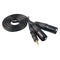 1.5M Adapter Cable Dual XLR Male To 3.5mm Jack For Digital Audio Player