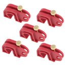 5PCS Universal Circuit Breaker Lockout Red With Twisted Screw, prevent