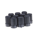10 Pcs Black Plastic Potentiometer Rotary Control Knobs Caps for 6mm Dia Shaf Nw