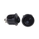 5x Car 12V Round Rocker Boat Toggle SPST ON/OFF Switch + Waterproof Cover JR