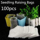 8x10 Biodegradable Non-woven Nursery Bags/Plant Grow Pots Bags/Fabric Seedl B8D4