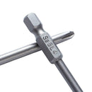 10pcs/set S2 Steel Slotted Phillips Head Batch Electric Screwdriver Bits