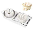 2 in 1 egg slicer mushroom tomato section cutter mold kitchen chopper tool BX