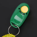 1x Pet Dog Puppy Training Clicker Click Button Obedience Trainer Aid Wrist Strap
