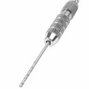Spiral Hand Drill Semi Automatic Pin Vise keyless Chuck Jewelry Walnut Manu