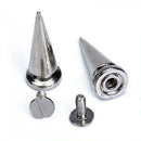 10 pieces conical Rivet / nail DIY clothing accessories A7Z6