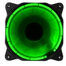 12cm LED Computer Solar Eclipse Light Effect Computer Case Fan(Green)