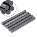 5Pc 10MM 99.99% Graphite Electrode Cylinder Rods Carbon Stirring Bar For Melting