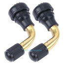 2pcs 90 Degree Motorcycle Tyre Valve Extension Adaptor Car Tire Stem Extender