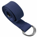 Casual Unisex D-Ring Cloth Belt Canvas Belt Knitting Canvas Belt 110 x 3.8C V9X7