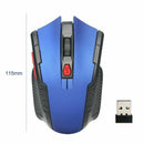 2.4GHz Wireless Optical Mouse Gaming Mice with USB Receiver for PC Laptop Win bs