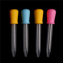 2Pcs Newborn Baby Plastic Silicone Feeding Medicine Dropper Spoon Burette  Z
