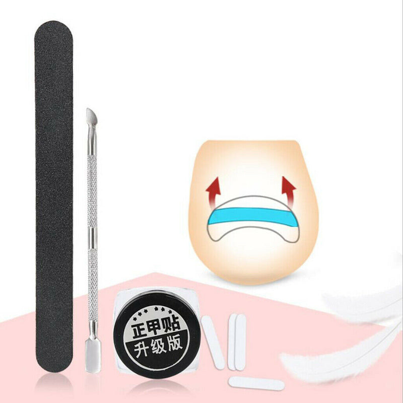 Ingrown Toenail Corrector Patch Brace Treatment Tape w/Pusher Nail File Set