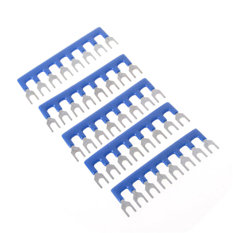 5 Pcs 600V 15A 8 Postions Pre Insulated Terminal Barrier Strip TB-1508 B Kw