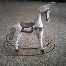 1X(Modern Europe Style Trojan Horse Statue Wedding Decor Wood Horse Retro H