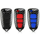 3 Btn Carbon Fiber Remote Key Case Shell Cover For Ford Ranger C-Max S-Max  P4T4