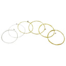 6pcs Acoustic Guitar Brass Strings Replacement Full Set Steel Core Plated